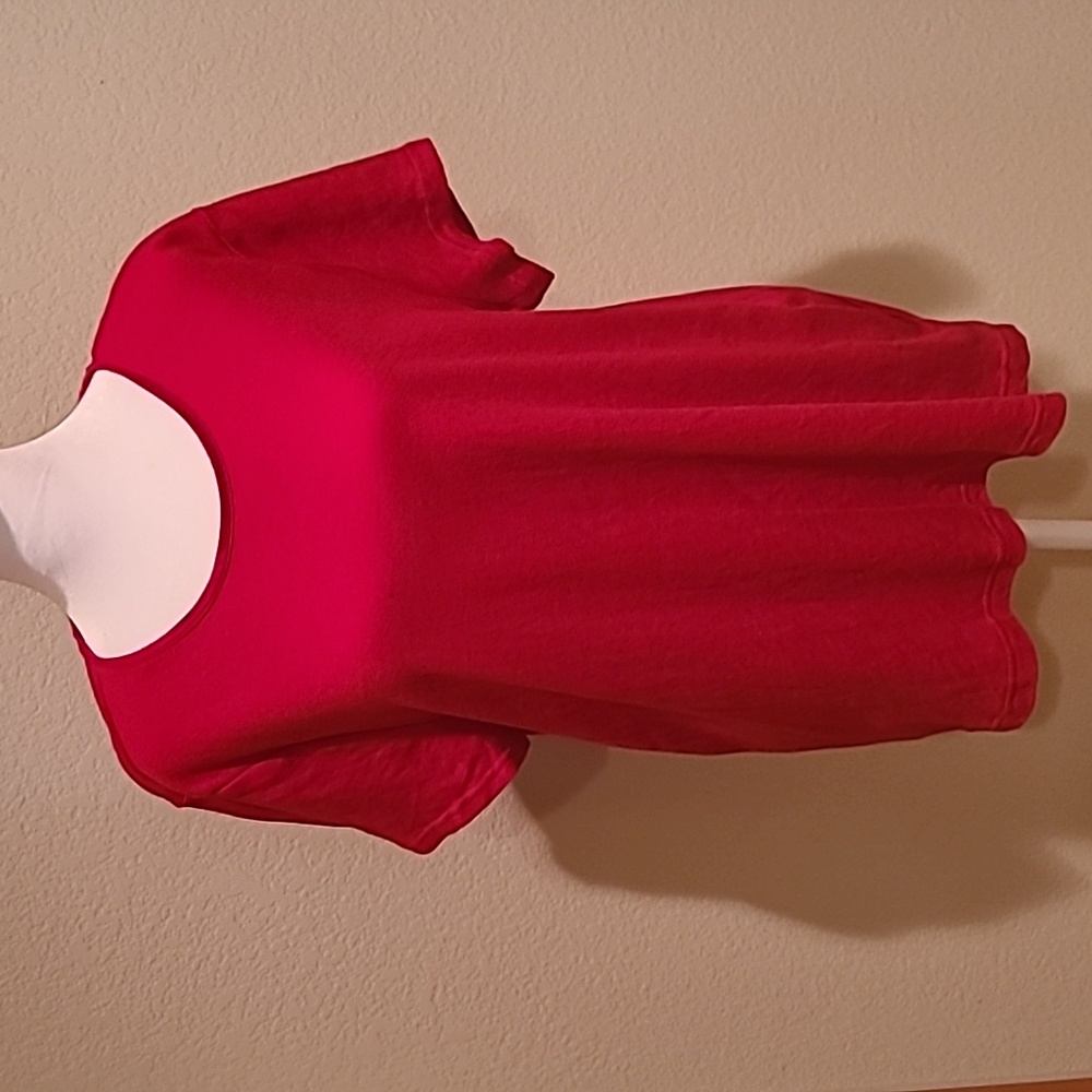 Croft & Barrow Classic Red Tee Size XXL